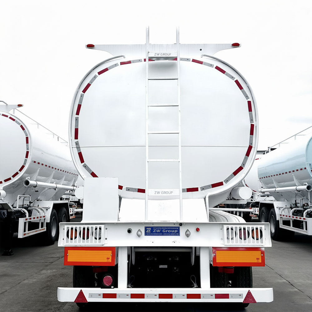 3 Axle Carbon Steel Fuel Tanker Semi Trailer