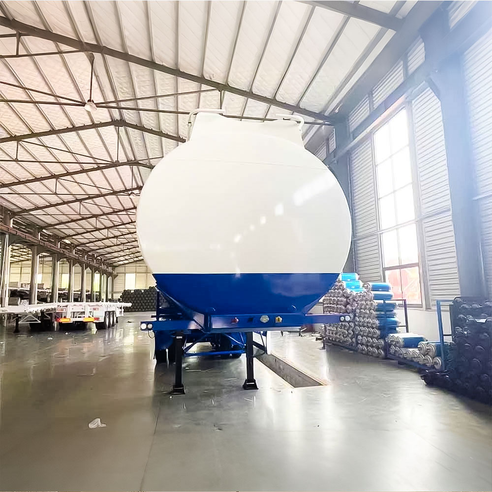 3 Axle Carbon Steel Oil Tanker Semi Trailer