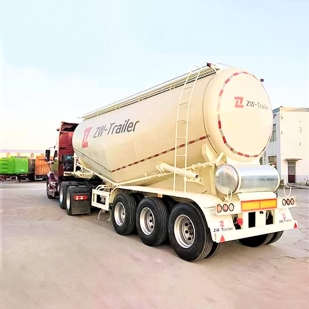 3 Axle 40T Pneumatic Cement Tanker Trailer