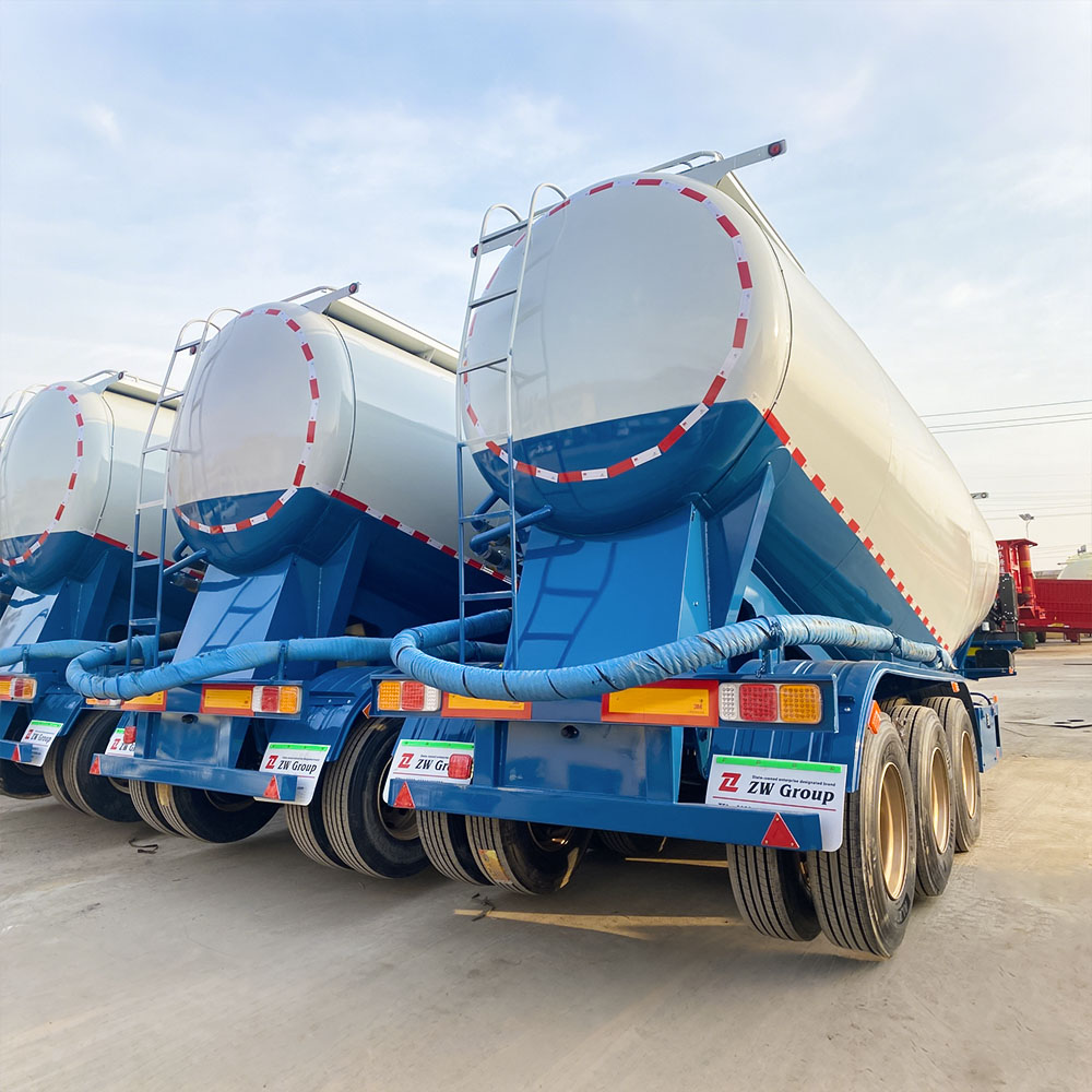 40 Ton 3 Axle Cement Tanker Semi Trailer