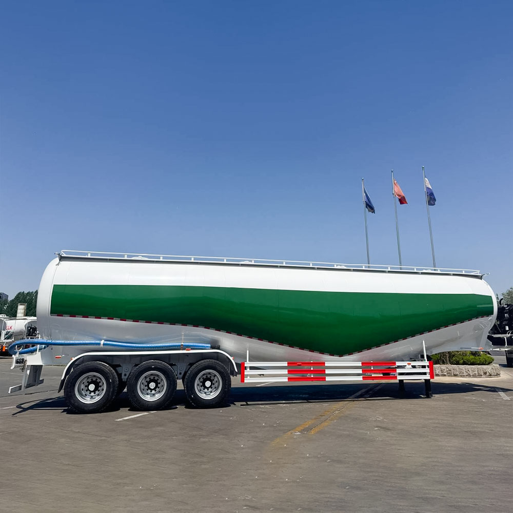 85CBM 3 Axle Bulk Cement Tanker Semi Trailer