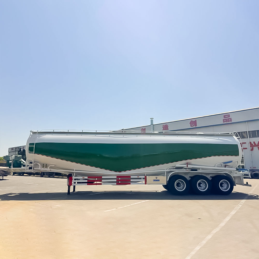 85CBM 3 Axle Bulk Cement Tanker Semi Trailer