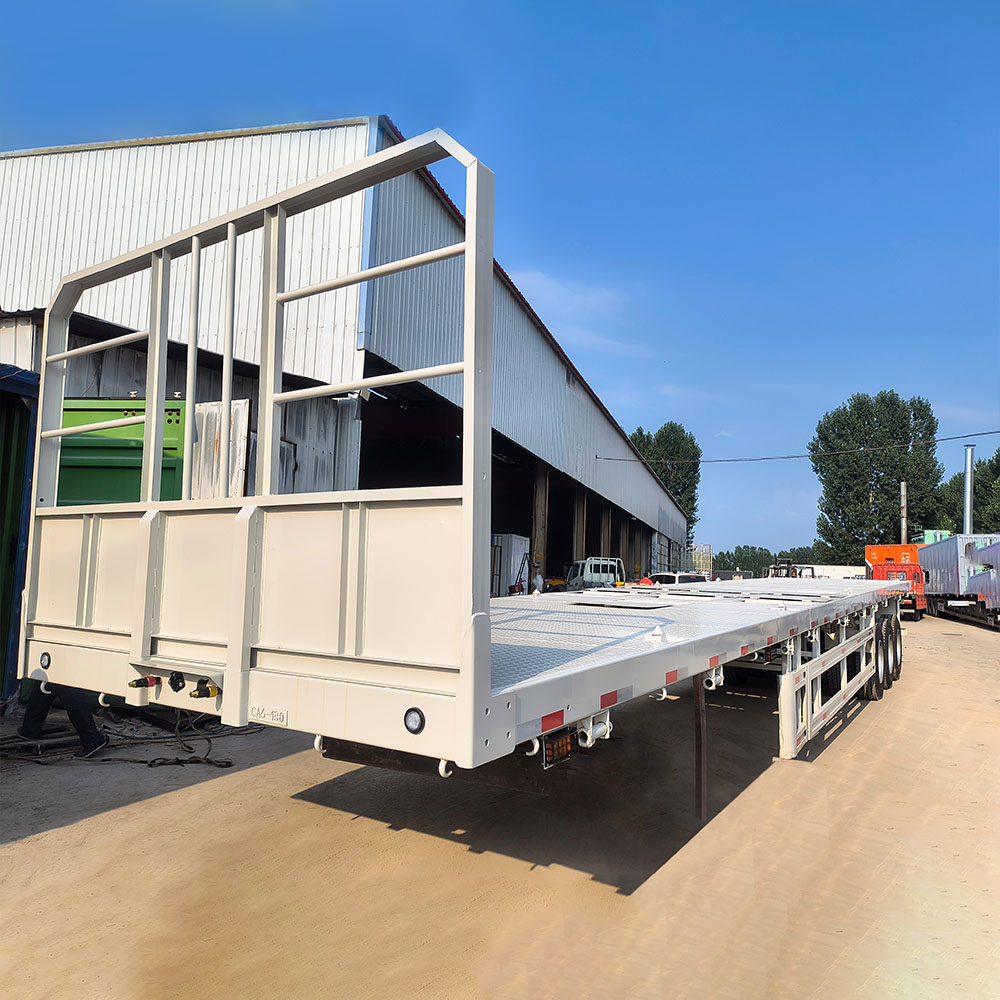 3 Axle Extendable Flatbed Semi Trailer