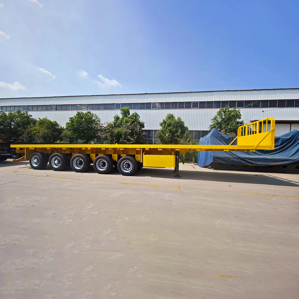 Heavy Duty 5 Axle Flatbed Semi Trailer