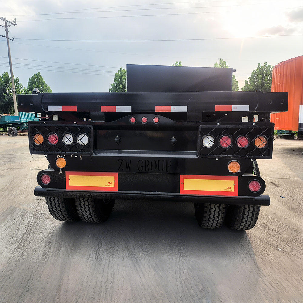 3 Axle Flatbed Semi Trailer