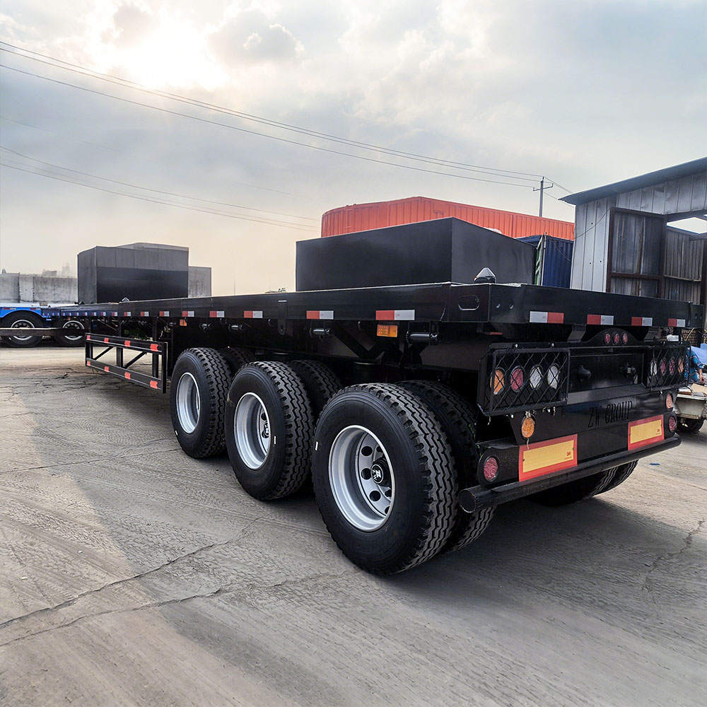 3 Axle Flatbed Semi Trailer