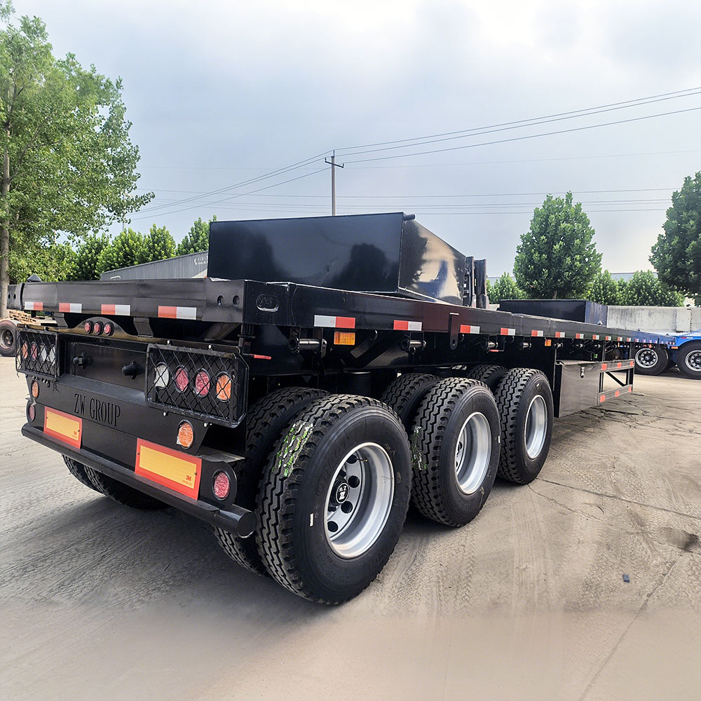 3 Axle Flatbed Semi Trailer