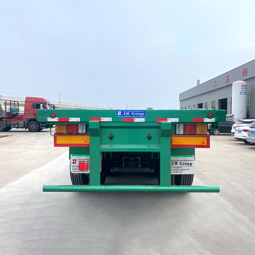 4 Axle Flatbed Trailer for Oversized Cargo