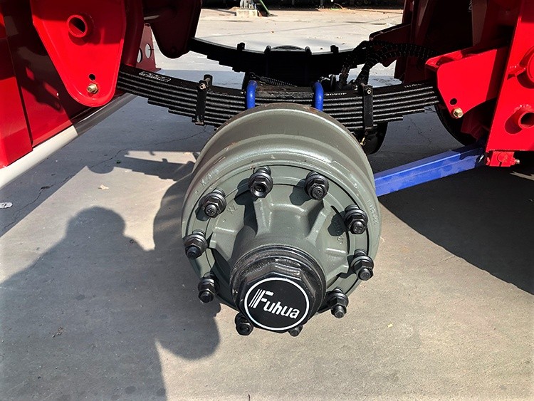 3 axle flatbed semi truck trailer