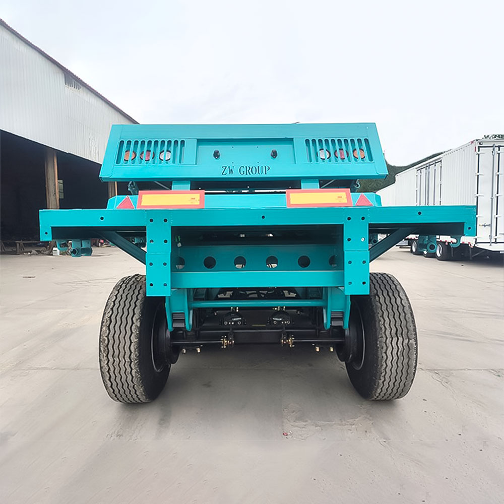 3 Axle 40FT Flatbed Trailer for Container Transport