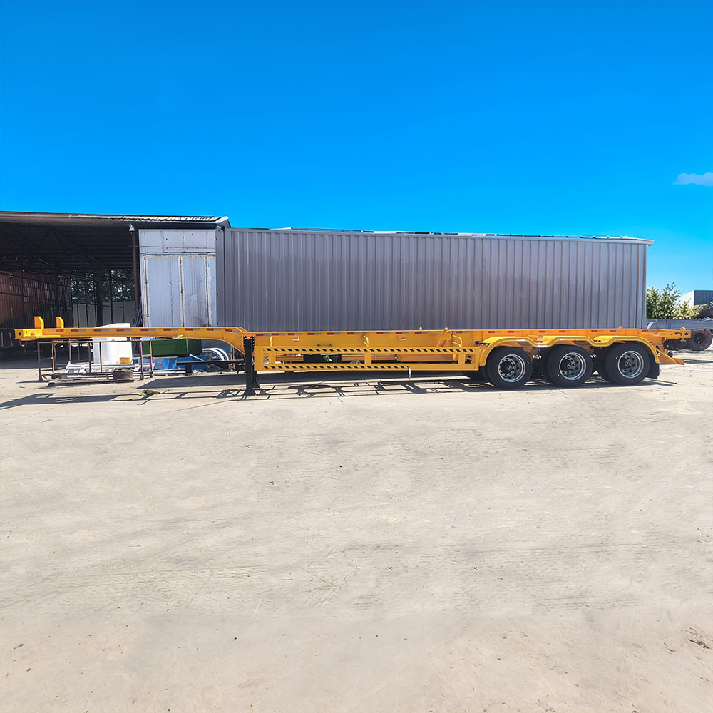 3 Axle High Strength Skeleton Semi Trailer