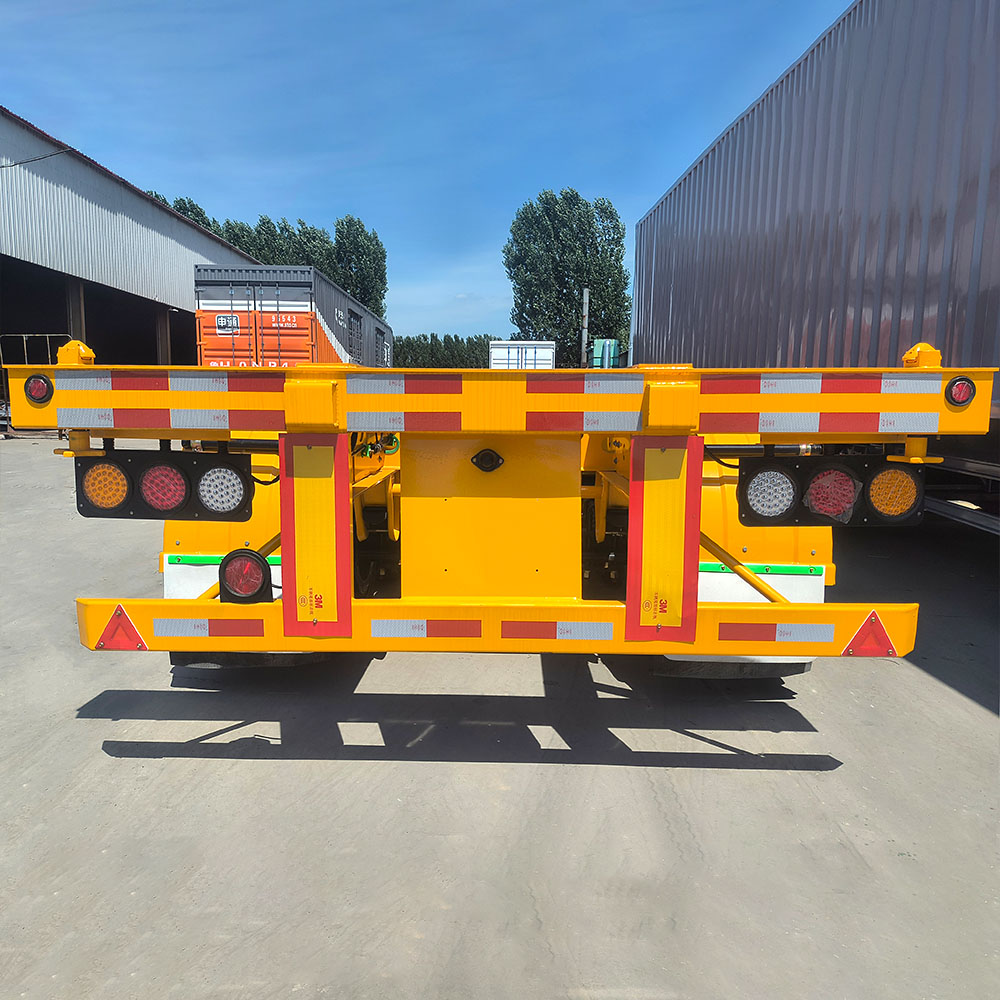 3 Axle High Strength Skeleton Semi Trailer