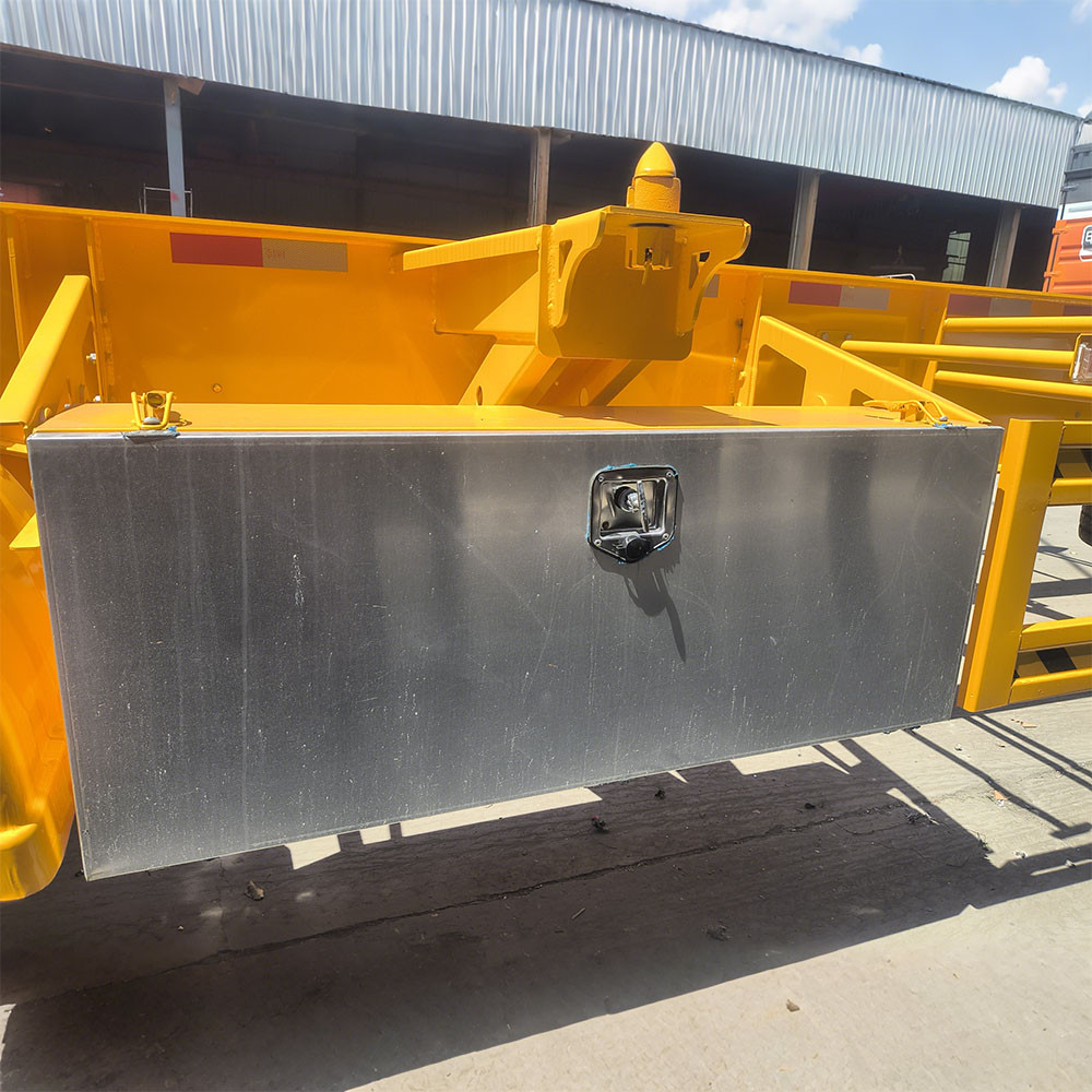 3 axle skeleton semi trailer