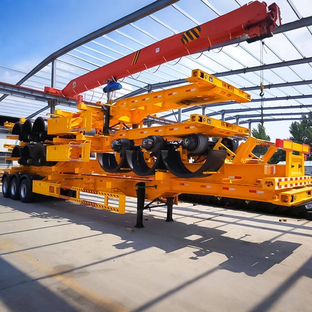 High Strength 20FT Skeleton Semi Trailer