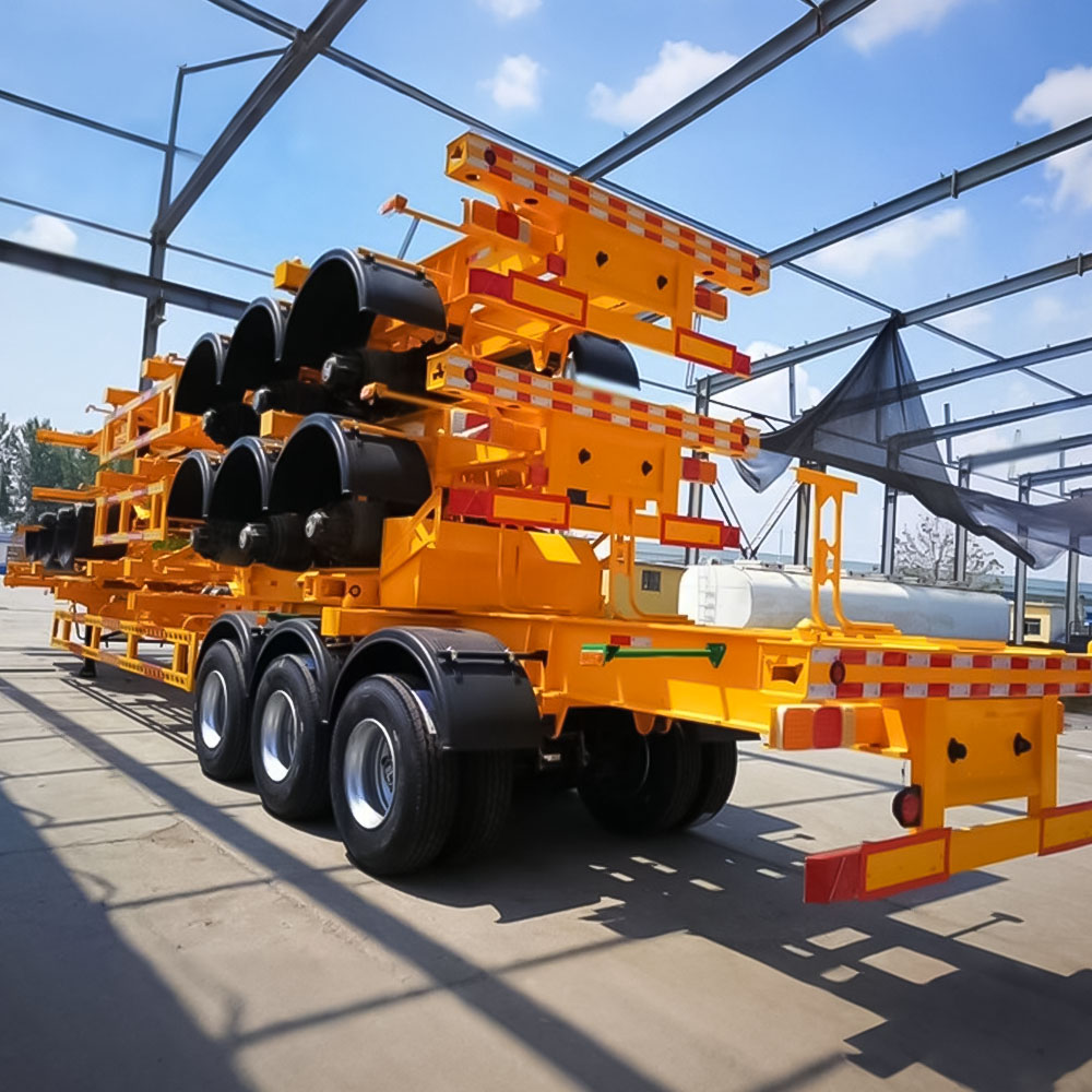 High Strength 20FT Skeleton Semi Trailer