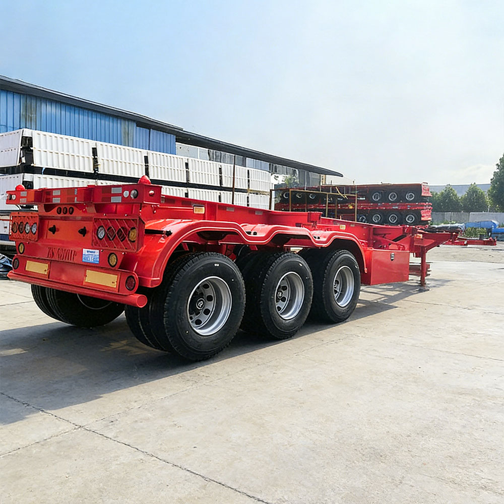 Heavy Duty 3 Axle 40FT Skeleton Trailer