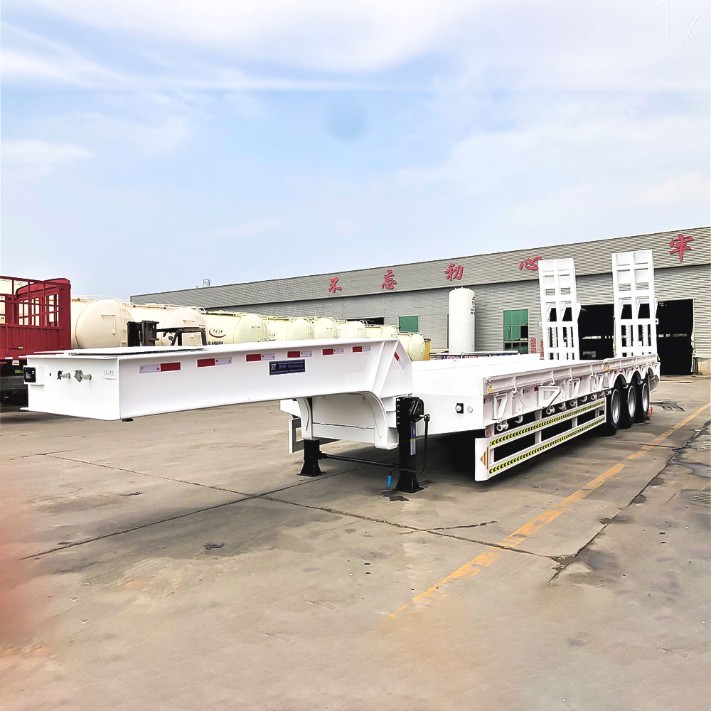 Heavy Duty 60 Ton 3 Axle Low Loader Trailer