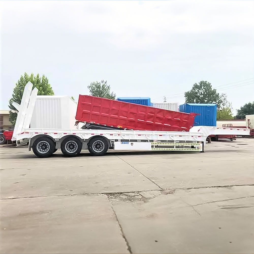 Heavy Duty 60 Ton 3 Axle Low Loader Trailer