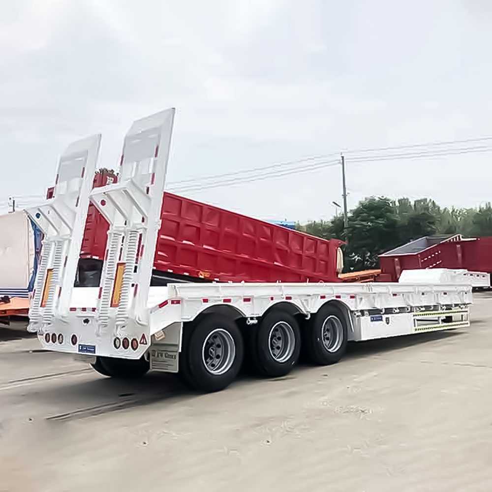 Heavy Duty 60 Ton 3 Axle Low Loader Trailer