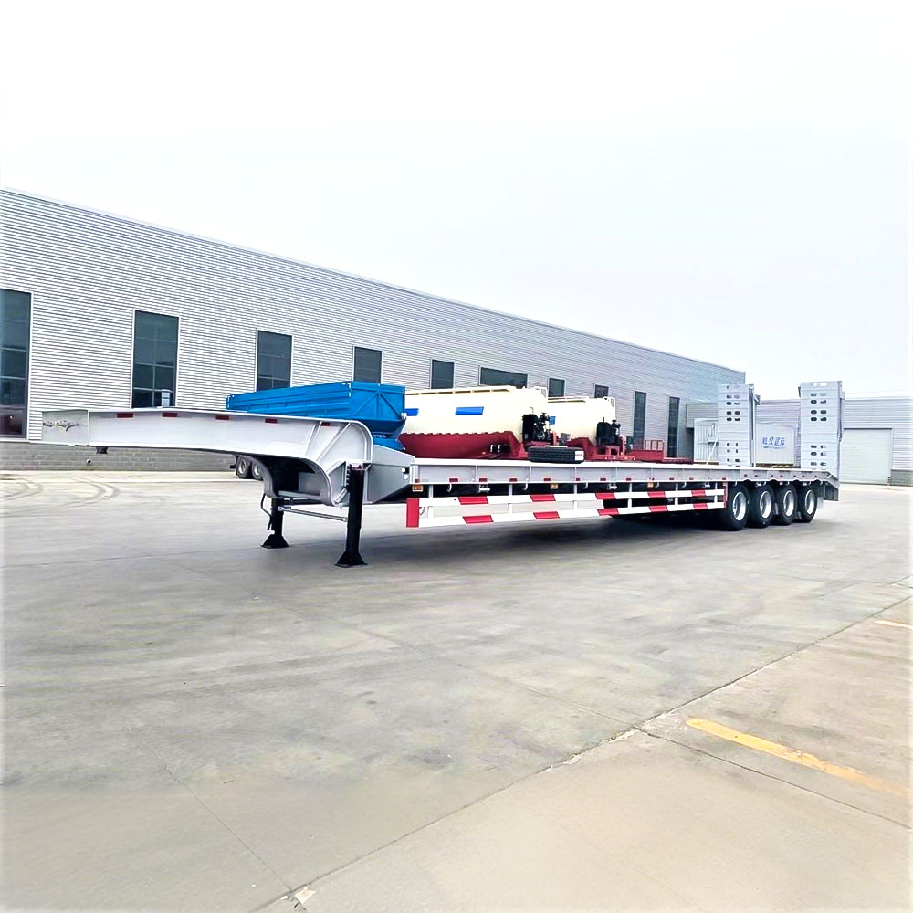 4 Axle Lowbed Semi Trailer