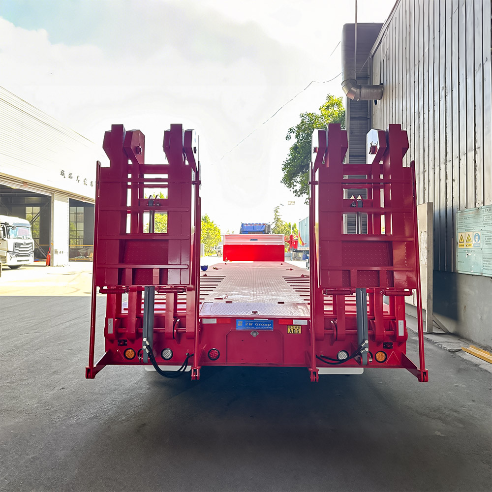 Heavy Duty 9 Axle Lowbed Semi Trailer