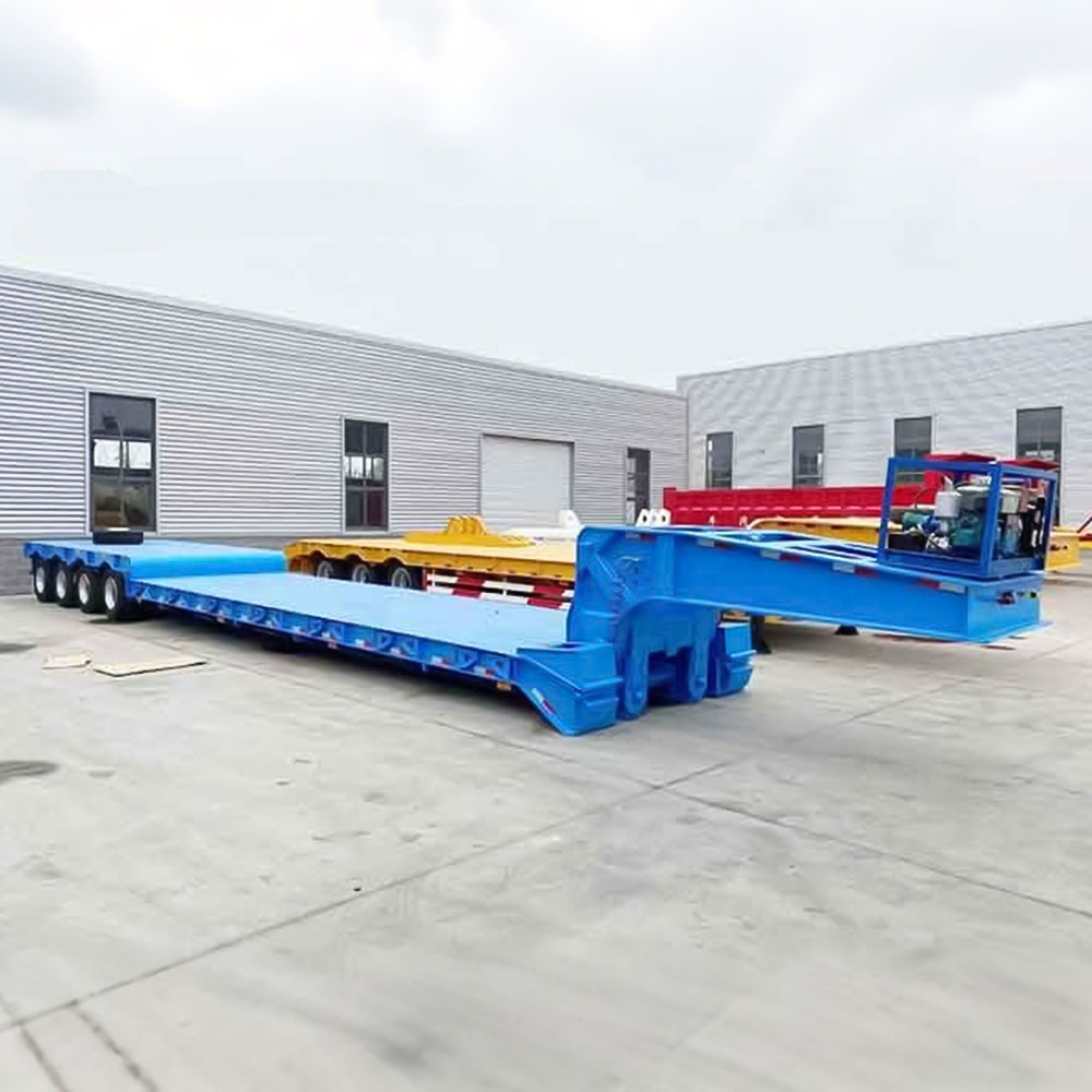 80 Ton 4 Axle RGN Lowbed Trailer