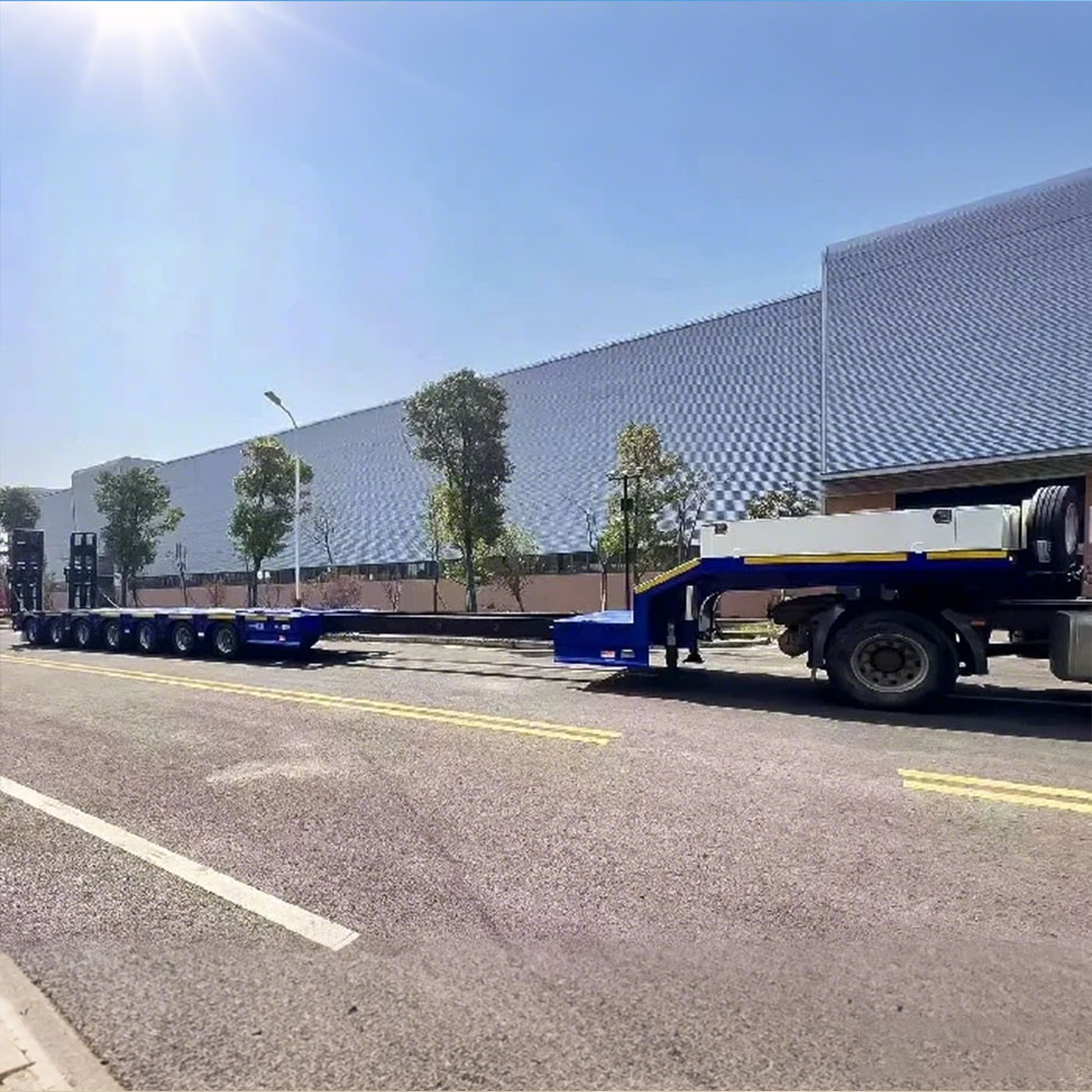 7 Axle Extendable Low Loader Semi Trailer