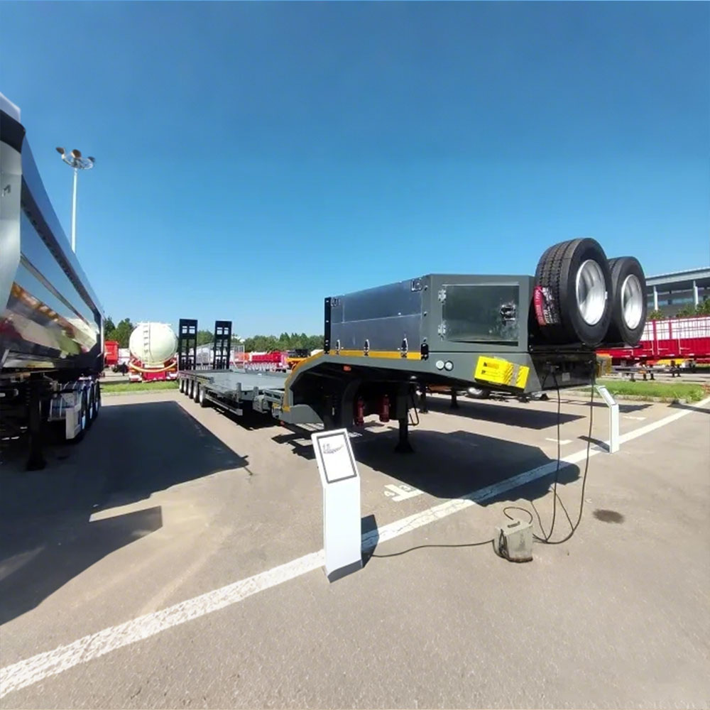 5-Axle Extendable Low Loader Semi Trailer