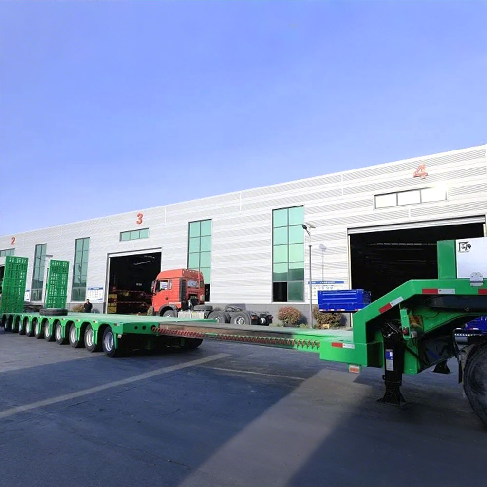 10-Axle Extendable Lowbed Trailer