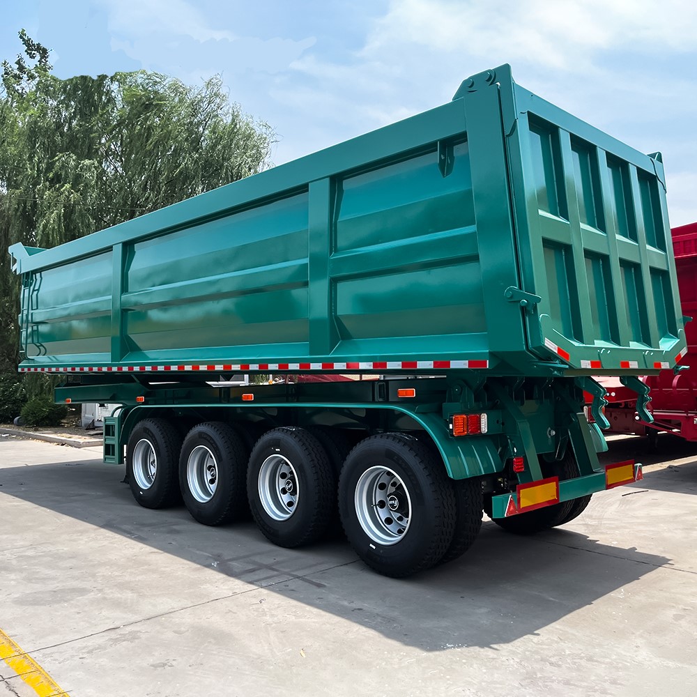 4 Axle 35CBM Construction Tipper Trailer