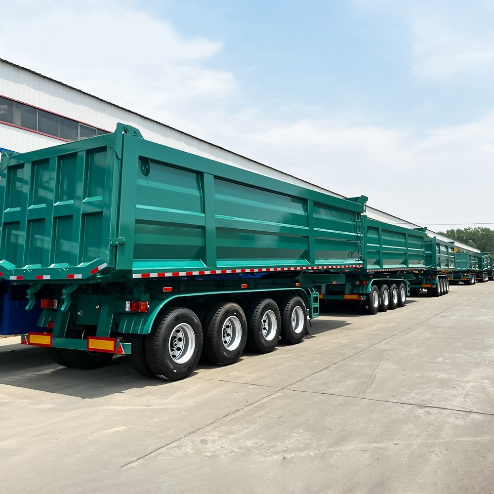 4 Axle 35CBM Construction Tipper Trailer