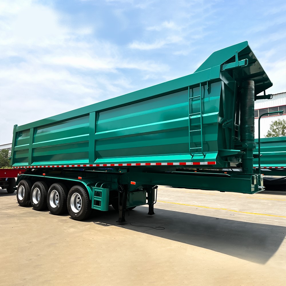 4 Axle 35CBM Construction Tipper Trailer