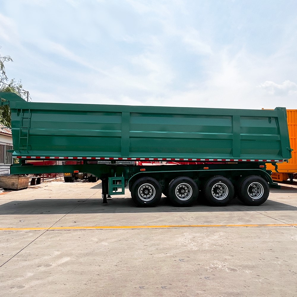 4 Axle 35CBM Construction Tipper Trailer