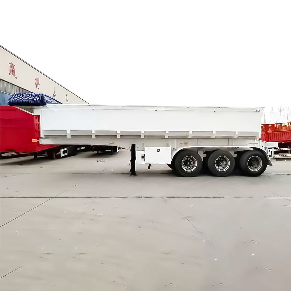 3 Axle Bulk Material Side Tipper Trailer
