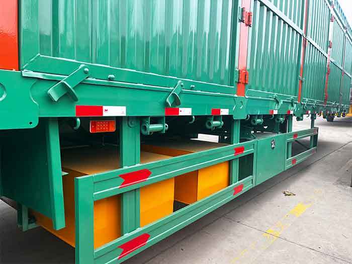 6 axle 100 ton fence semi trailer