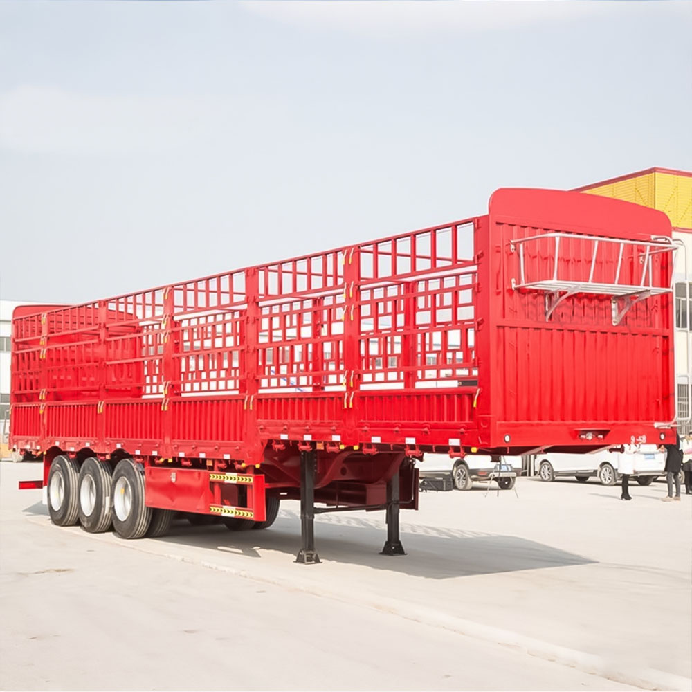 Heavy Duty 3 Axle 60T Fence Semi Trailer