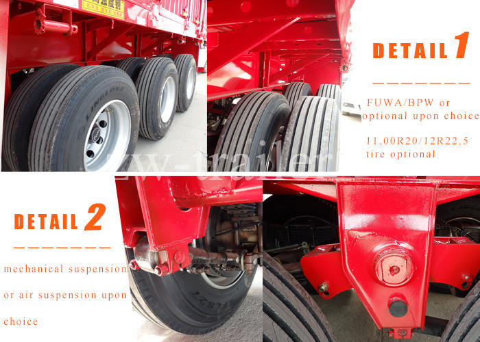 3 axle side wall cargo trailer