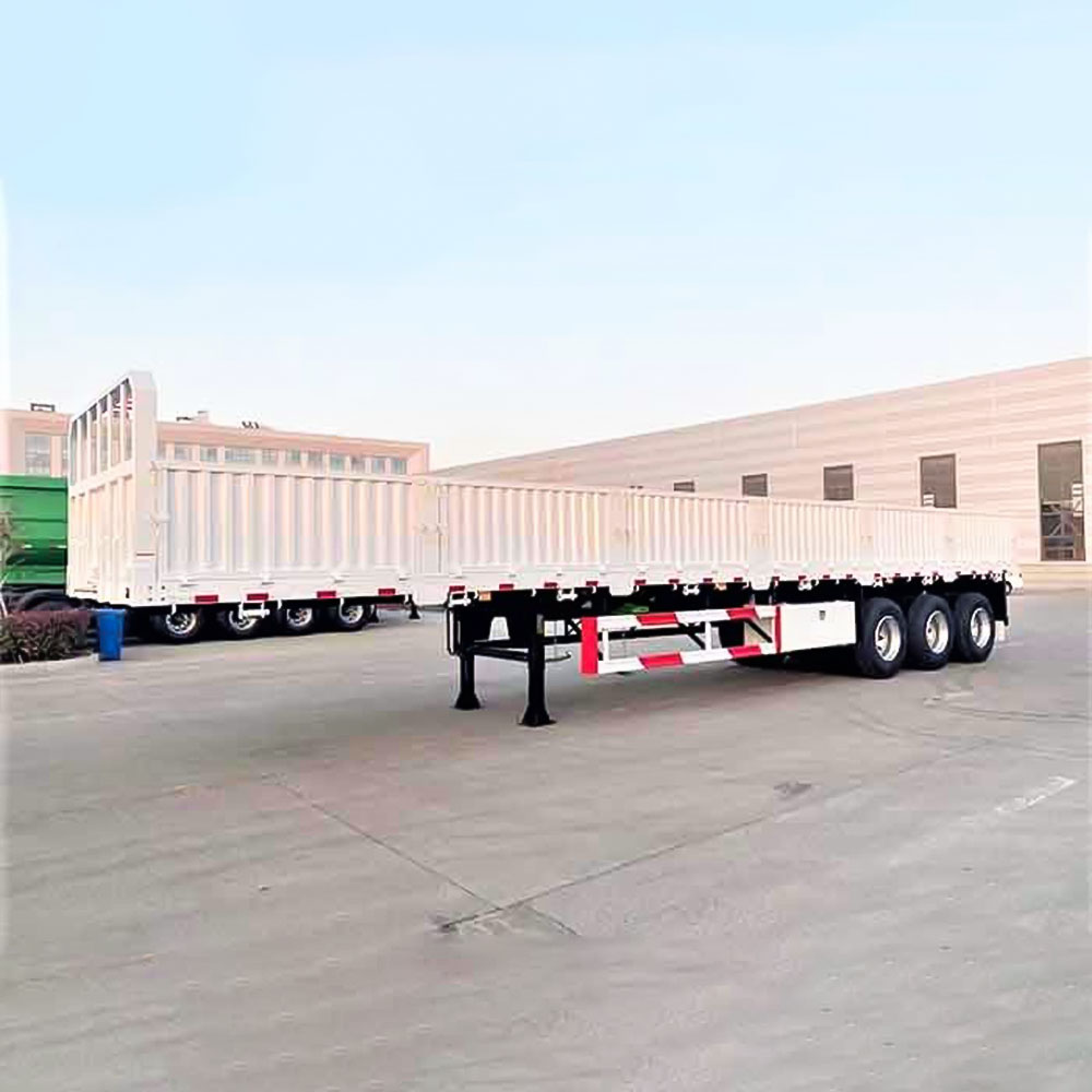 3-Axle Side Wall Cargo Semi Trailer