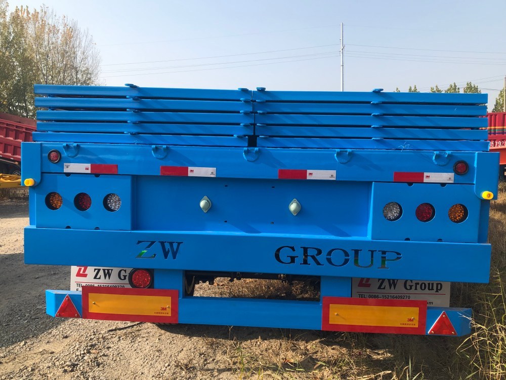 3 axle side wall semi trailer