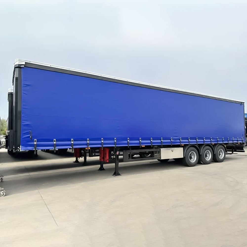 Heavy Duty 3 Axle Curtain Side Semi Trailer