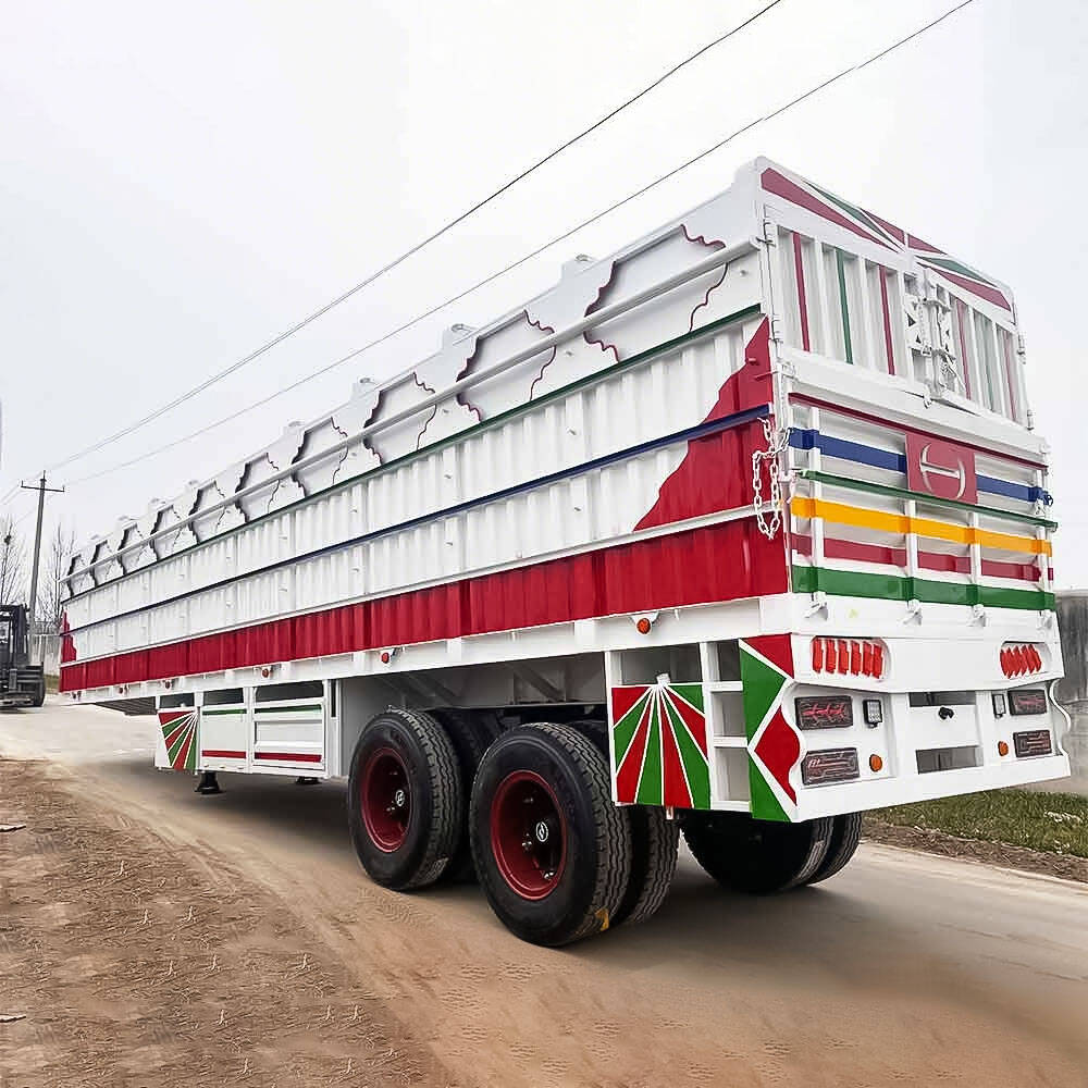 Heavy Duty 2 Axle 40T Box Semi Trailer