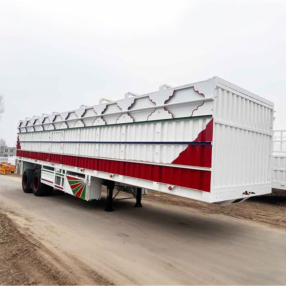 Heavy Duty 2 Axle 40T Box Semi Trailer