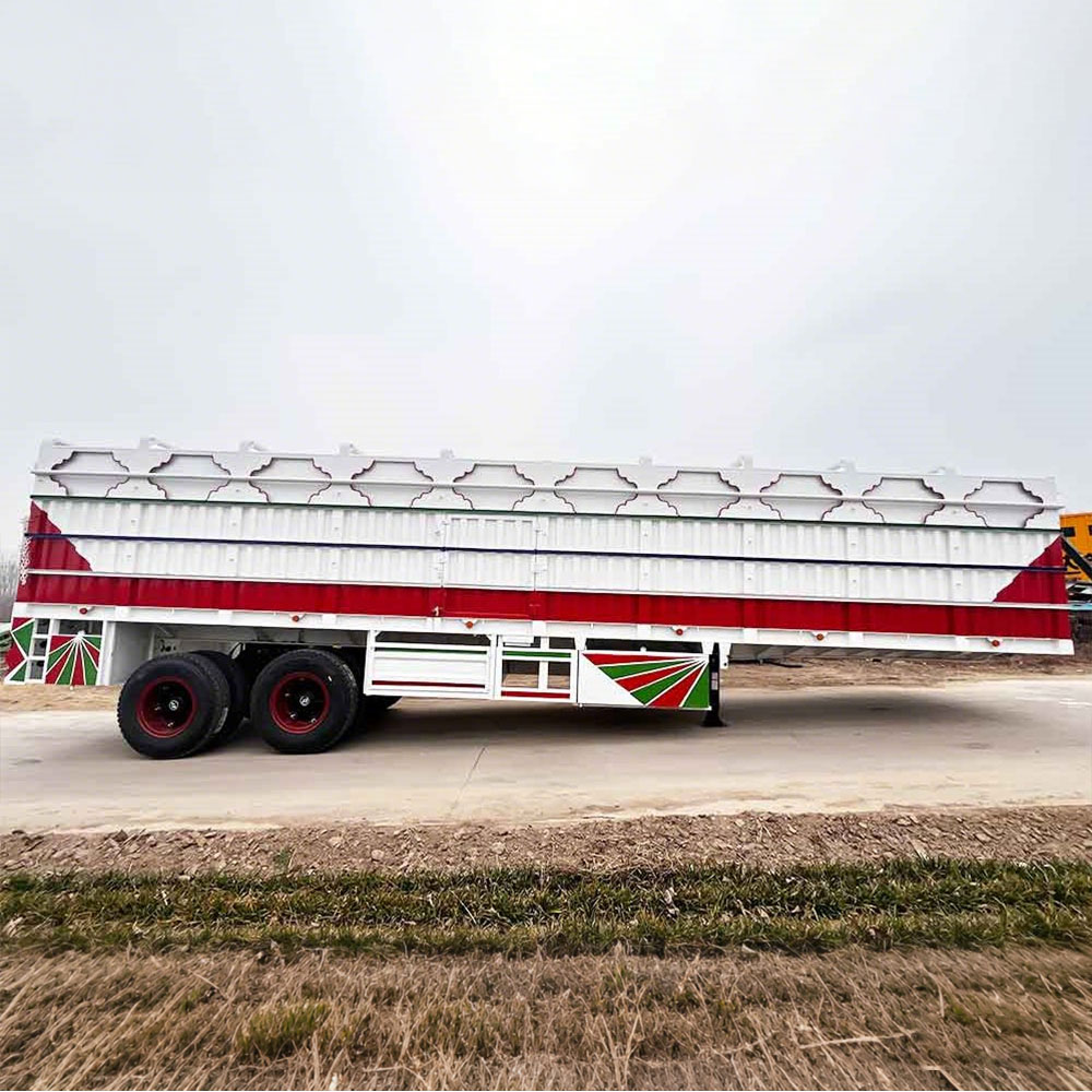 Heavy Duty 2 Axle 40T Box Semi Trailer