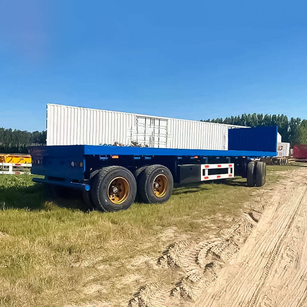 3 Axle Heavy Duty Drawbar Dump Trailer