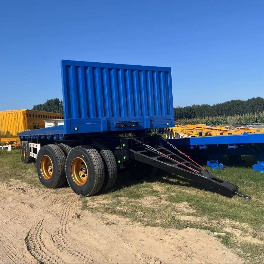 3 Axle Heavy Duty Drawbar Dump Trailer