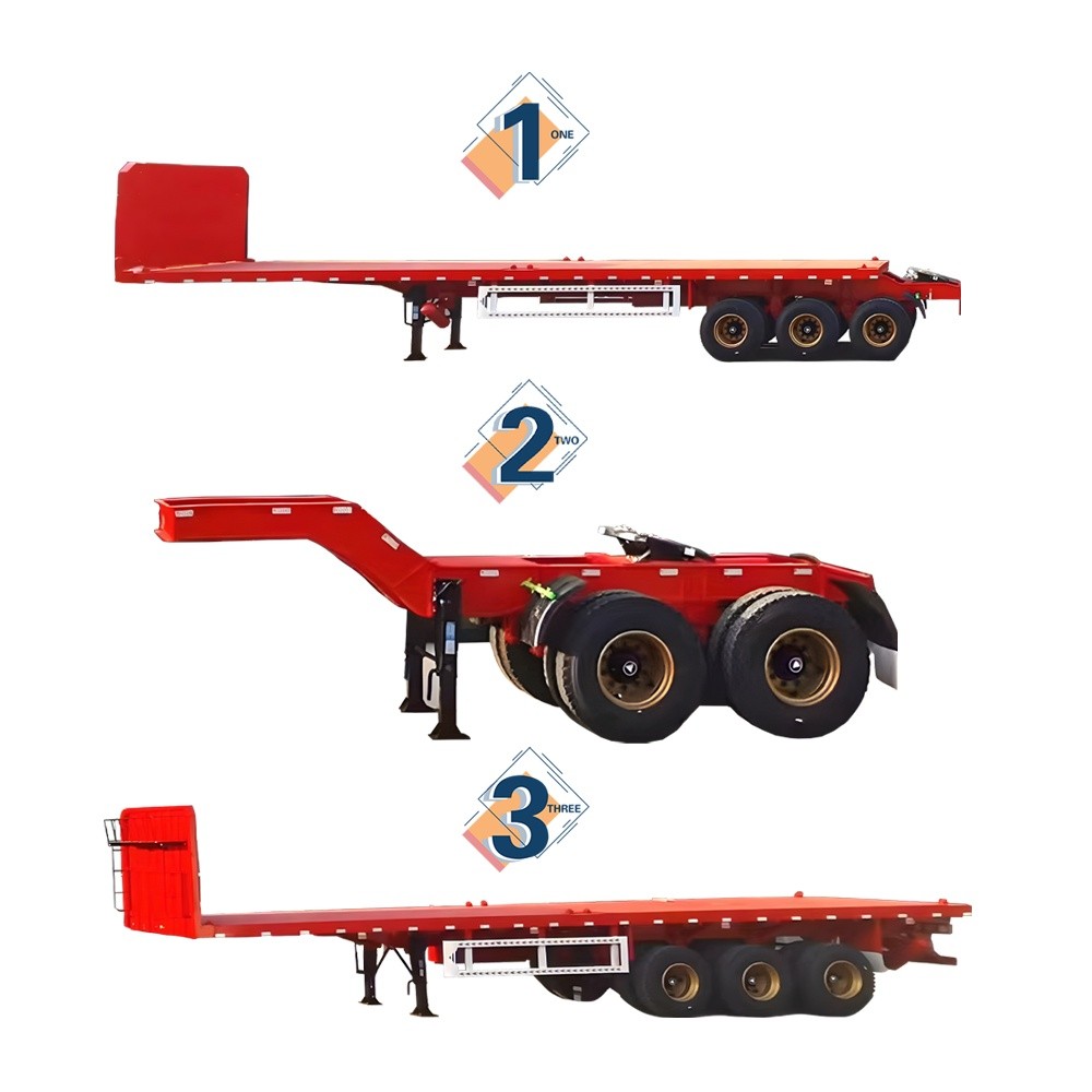 3 axle superlink flatbed trailer