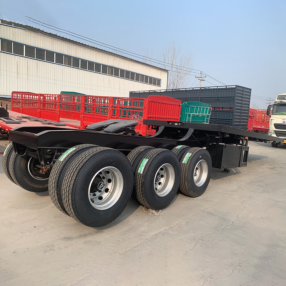 3 Axle Superlink Long Flatbed Trailer 60T