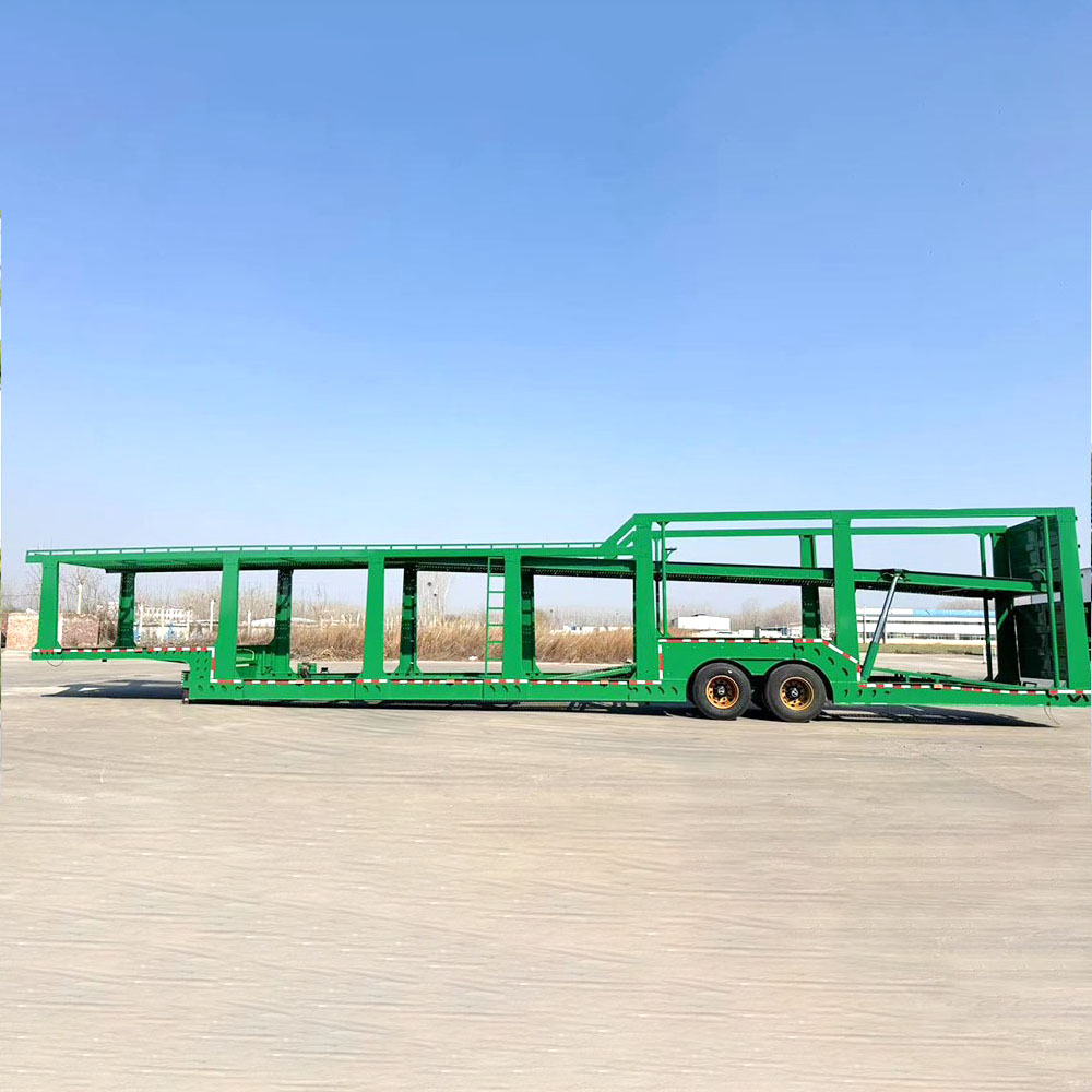 2 Axle 8-Car Vehicle Transport Trailer
