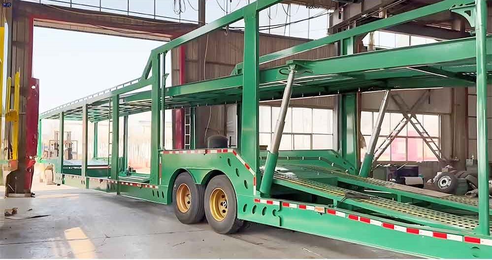 2 axle 8-car carrier trailer