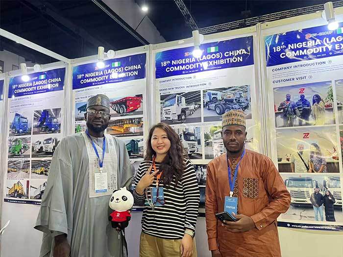 ZW Group team and African clients group photo at Lagos Expo booth